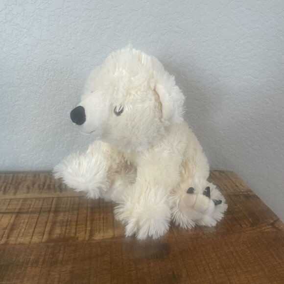 The Petting Zoo Teddy Bear Polar Bear Plush Stuffed Animal Toy White 1994 12” - Picture 2 of 8